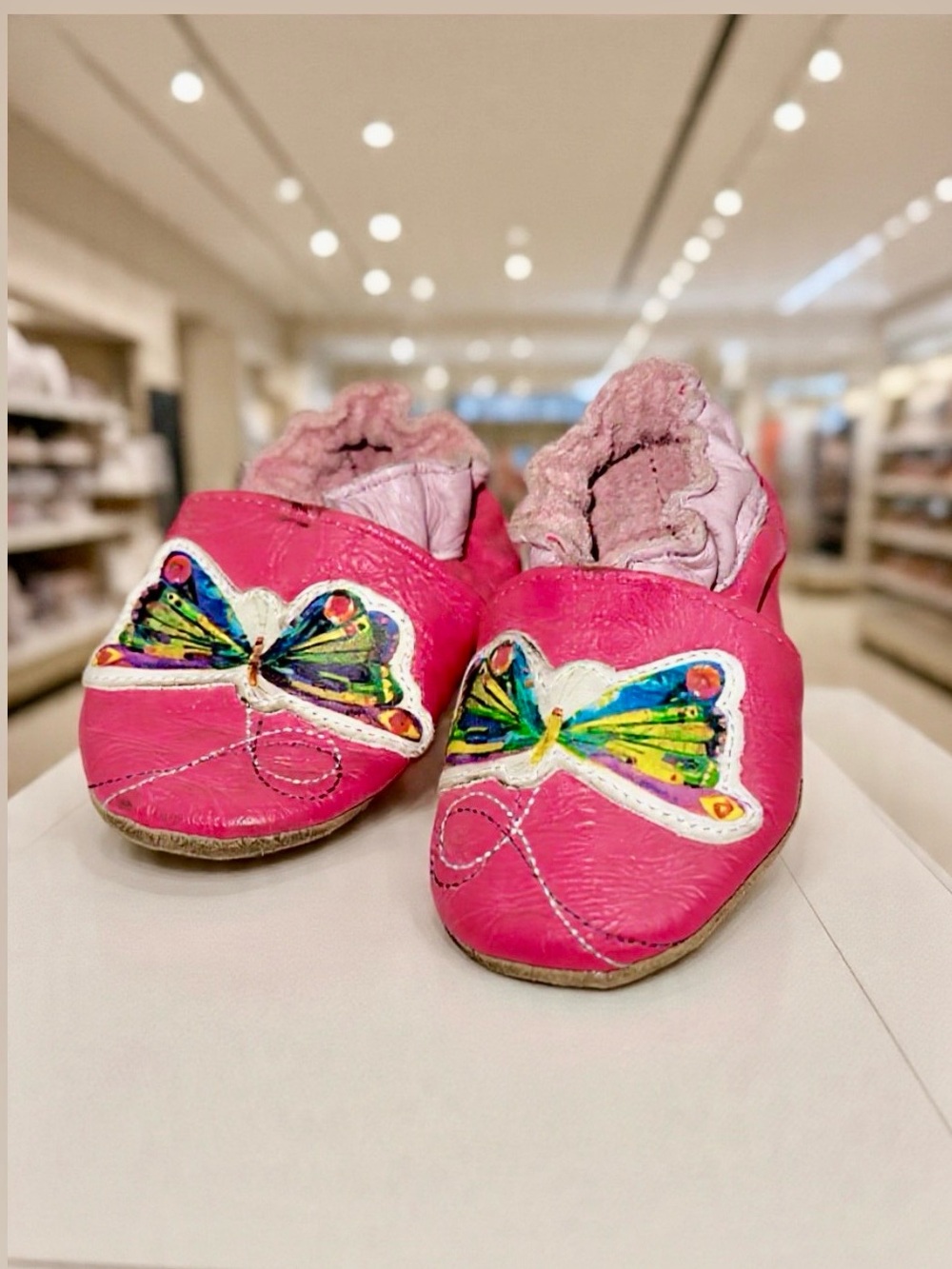 Robeez Eric Carlisle, Hungry Butterfly Leather Baby Shoes